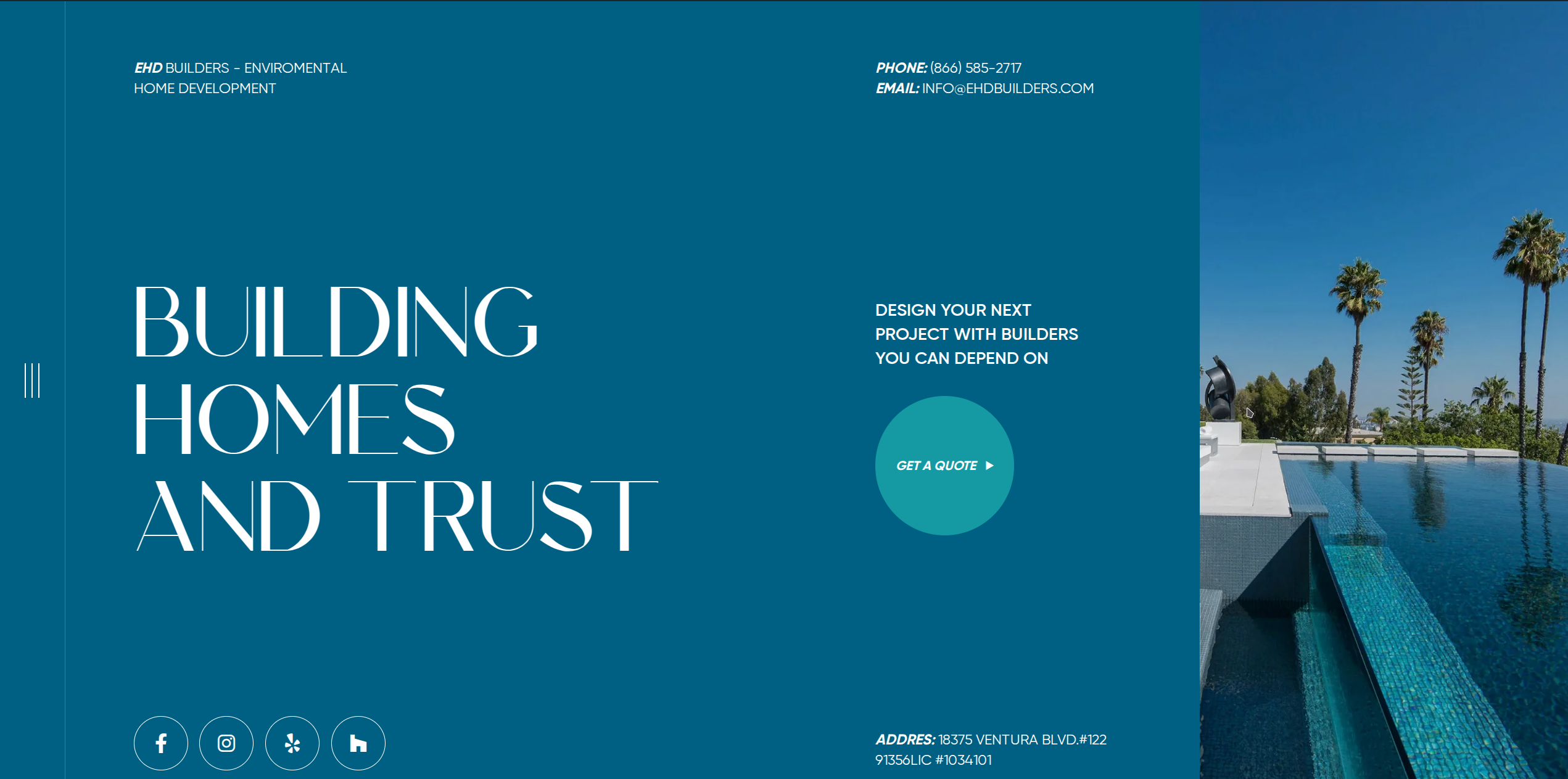 Сайт для строительной компании